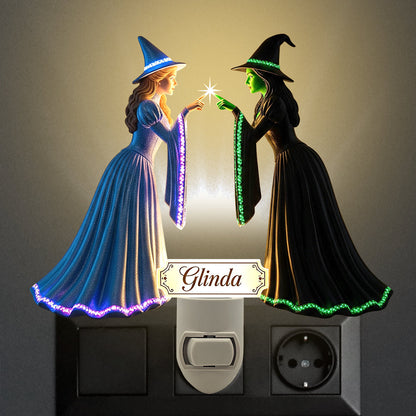 Witch Duo Personalized Halloween Gifts Night Light For Movie Fans 05hytn140825