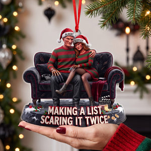Funny Villain Couple Christmas Ornament - Personalized Gifts For Couple 01paqn170826