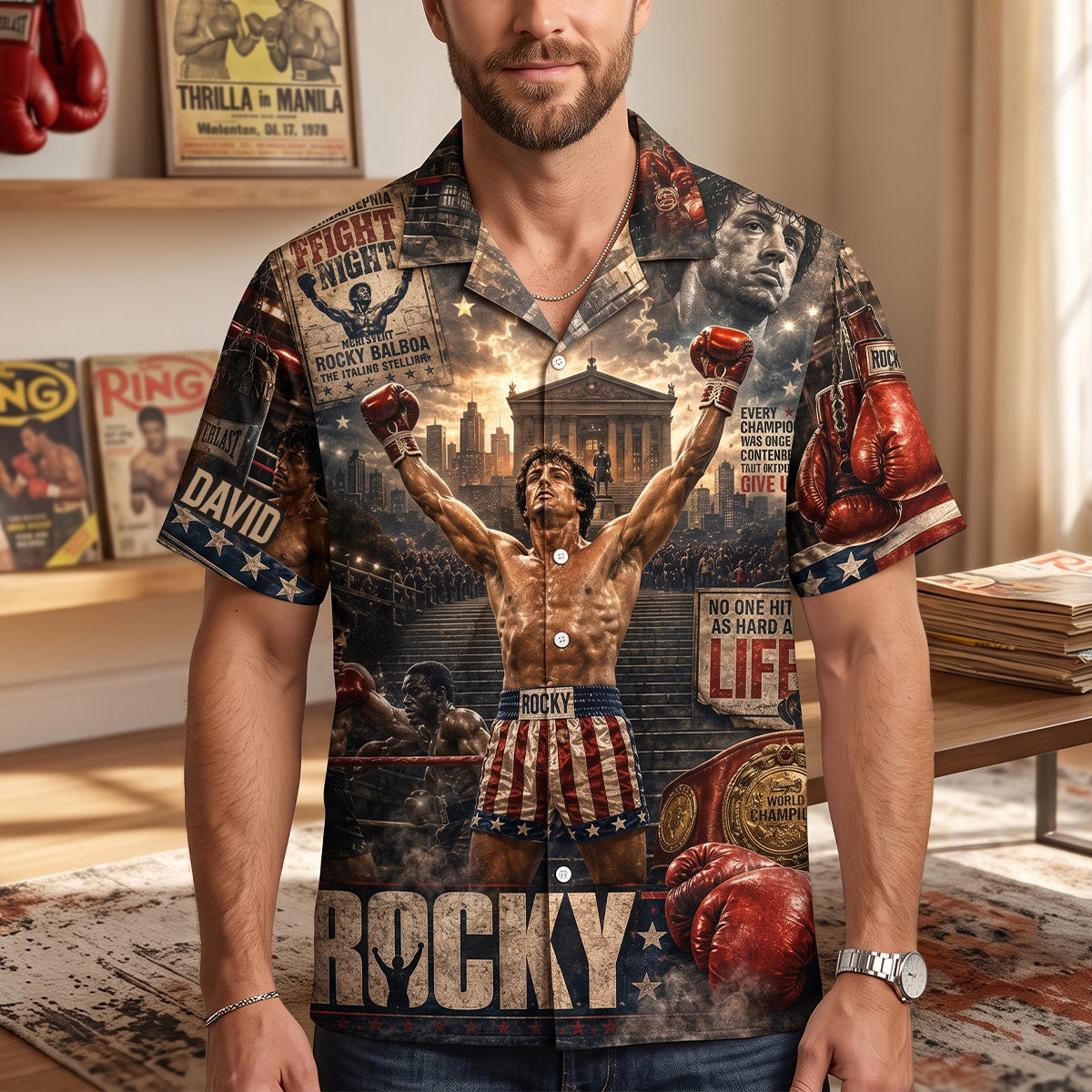 World Boxing Champions Hawaiian Shirt - Personalized Gifts 03natn170726