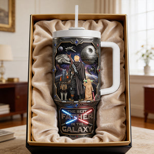 Best Dad In The Entire Universe Tumbler - Personalized Gift For Dad 03NATN100326