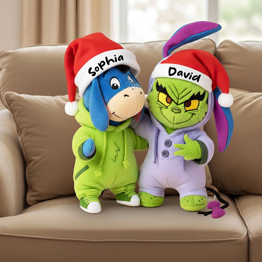 Holiday Cozy Pillow Personalized Gifts For Couple 02HUDT141125