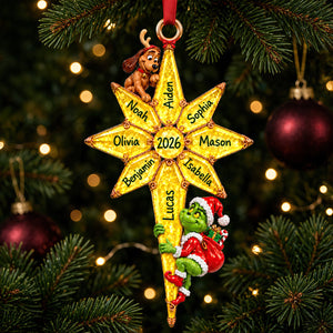 Lovely Mischief Christmas Acrylic Ornament - Personalized Christmas Gifts For Family 04tydt091026
