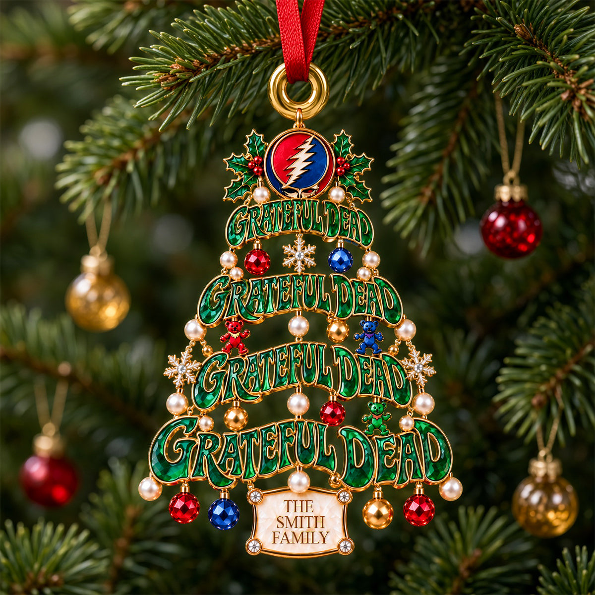 Merry Xmas For All Christmas Tree Ornament - Personalized Gifts For Music Lover Christmas Ornament 06NADH131026