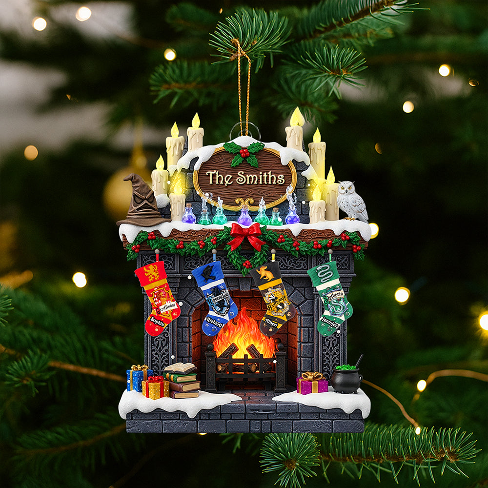 Family Stockings Christmas Ornament - Personalized Gifts For Family 01toqn290825