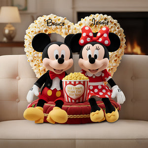 Popcorn Couple Pillow  - Personalized Gifts For Couple 03PADT291125