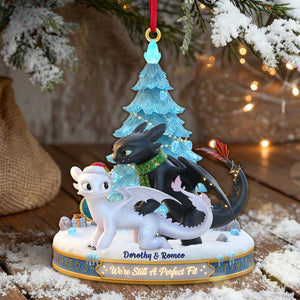 Personalized Gifts For Couple Christmas Acrylic Ornament 01ohmg041125