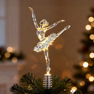 Charming Ballet Tree Topper, Personalized Gifts For Ballerina 04qhmg191125