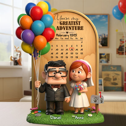Greatest Adventure Acrylic Plaque - Personalized Anniversary Gifts For Couples 03TOLU190725