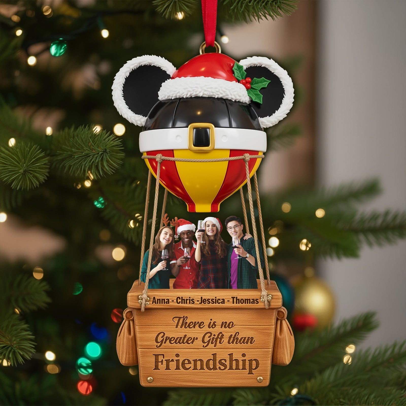 Greatest Friendship Custom Photo Ornament - Personalized Christmas Gifts For Friends 03TGLU240925