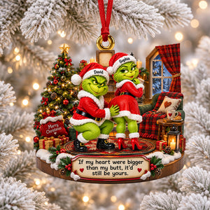 Grouchy Mischief Couples Acrylic Ornament - Personalized Christmas Gifts For Couples 04nadh160926