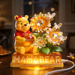 Honey Mama Bear Acrylic Light Box - Personalized Gifts For Mother's Day 01pgdh060426