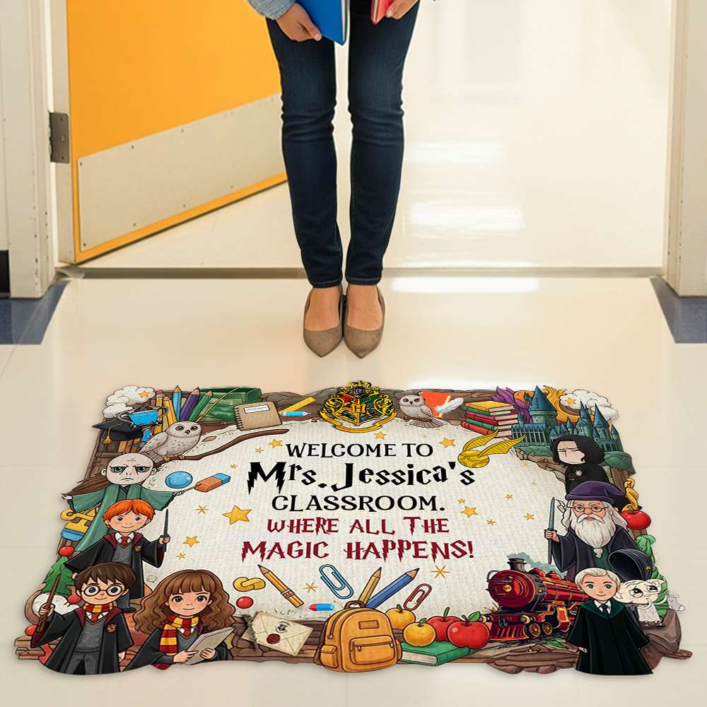 Teacher Doormat - Personalized Gifts For Teacher 02HULU300725