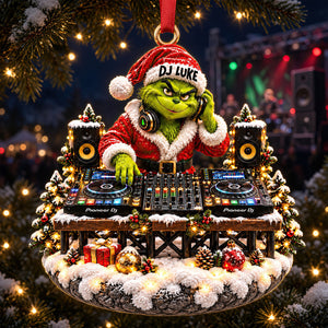 DJ Christmas Ornament - Personalized Gifts For Christmas 08nadt131026