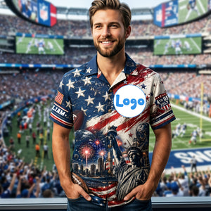 Proud American Hawaiian Shirt - Personalized Gifts For Sport Lovers 04pata090626