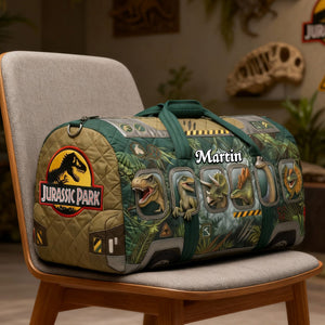 Adventure Quilted Duffle Bag – Personalized Gifts For Dinosaur Lovers 03namg190126