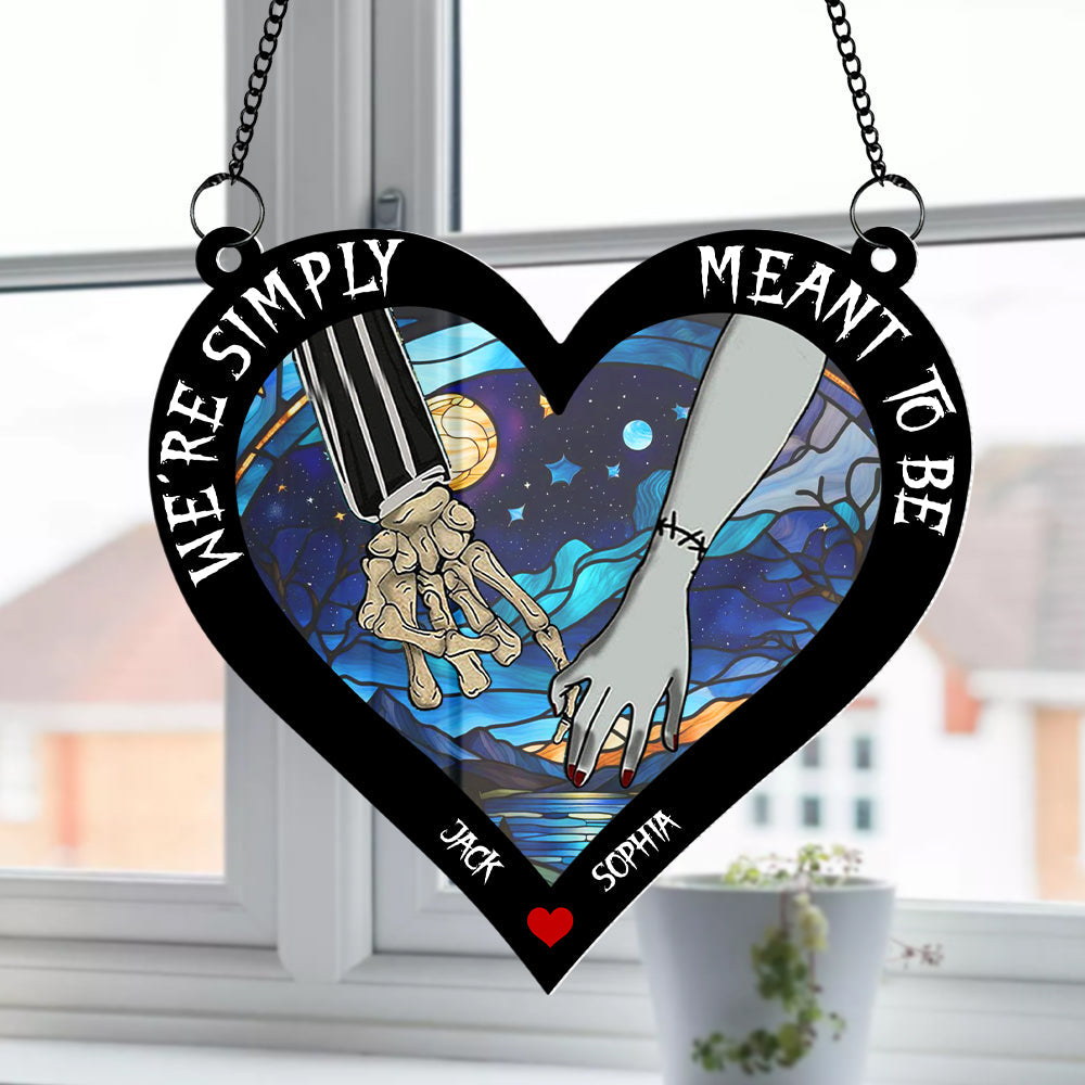 Personalized Gifts For Couple Suncatcher Ornament 01natn220724 - Ornament - GoDuckee