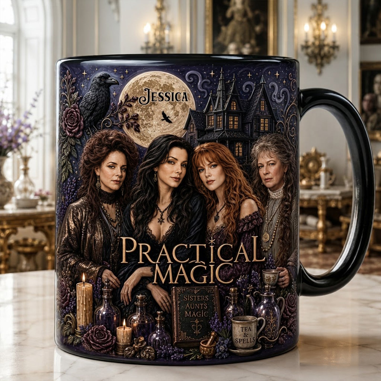 Enchanted Sisterhood Magic Mug - Personalized Gifts 05NALU080826