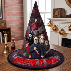 Spooky Season Quilted Witch Hat - Personalized Gifts For Horror Lovers 06TOTN120826