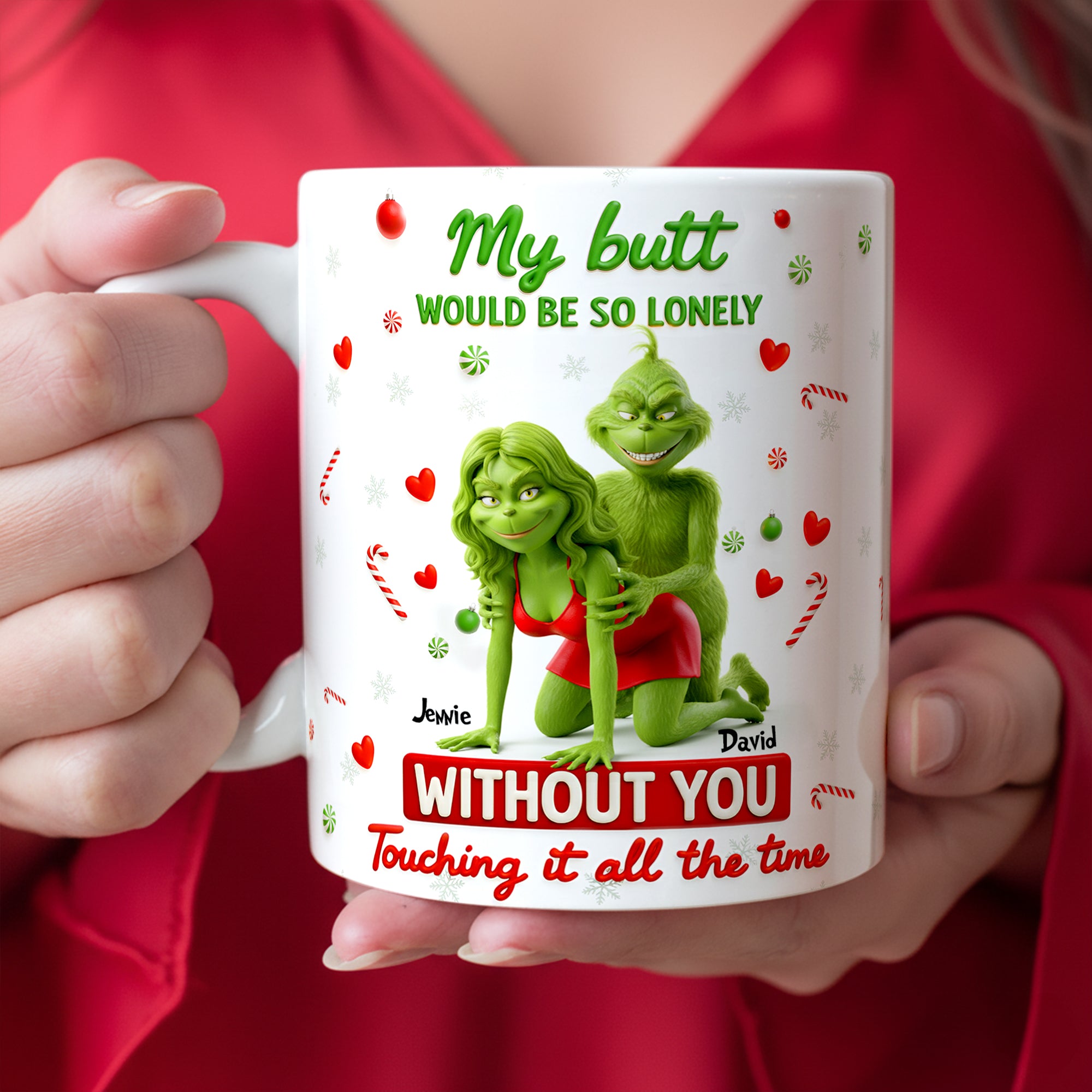 Naughty Couple White Coffee Mug - Personalized Gifts For Couples 04HULU181125
