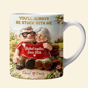 Bonded Couple Coffee Mug, Personalized Gifts For Couple 04qhqn220126