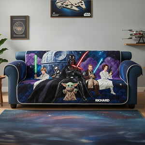 Galaxy Dream Quilted Sofa Cover - Personalized Gifts For Fans 04NADT270126
