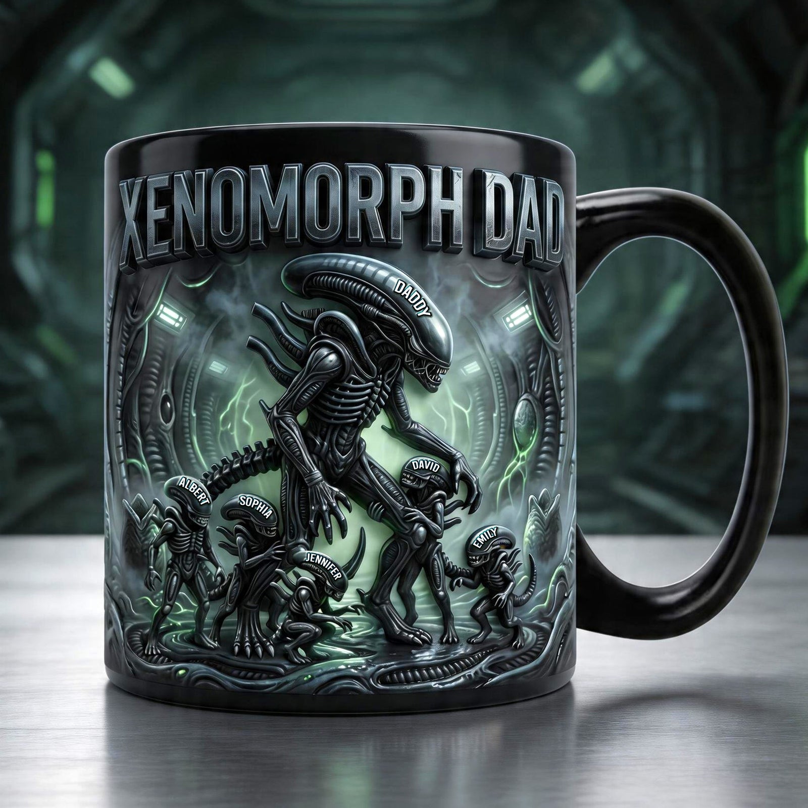 Space Monster Magic Coffee Mug - Personalized Gifts For Dad 01naqn250426