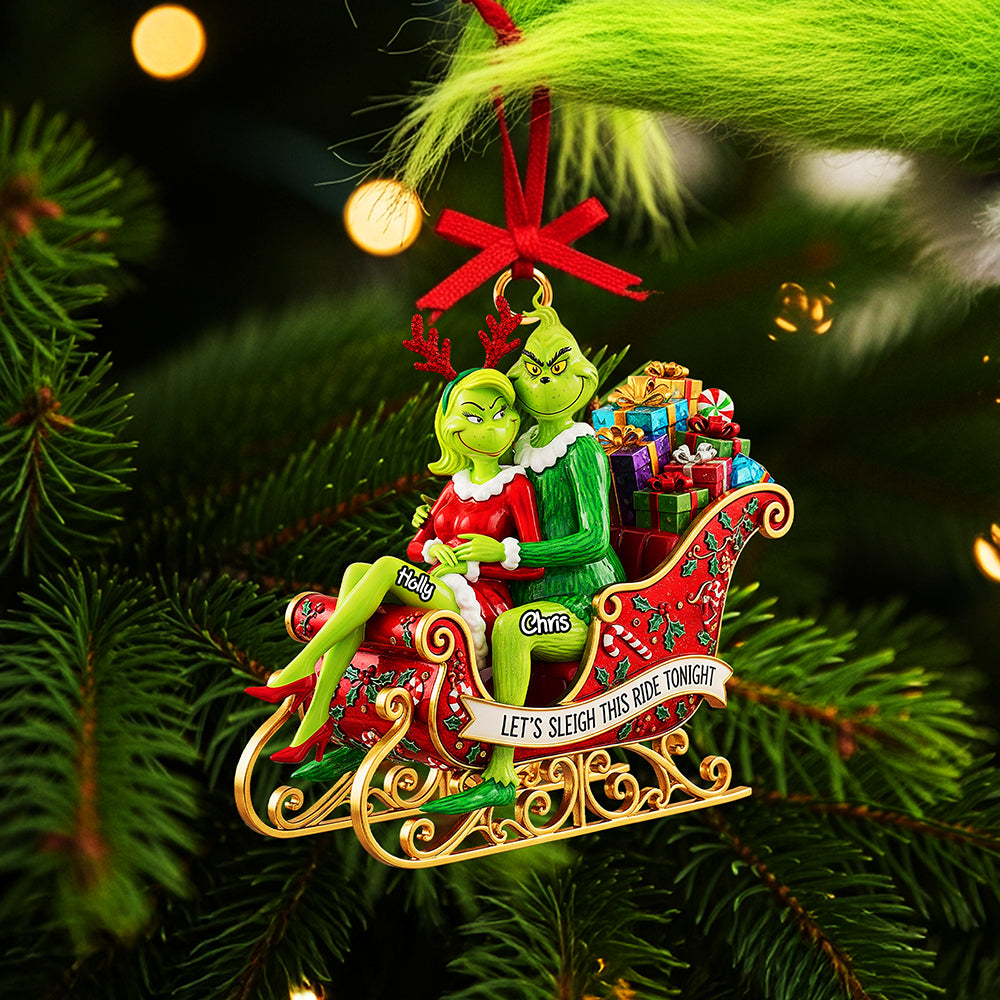 Personalized Gifts For Couple Christmas Ornament 03pgta150925