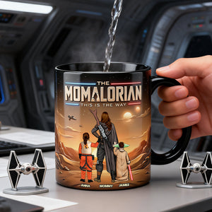 Warrior Mom and Kids Magic Coffee Mug - Personalized Gifts For Mother 01natn090426
