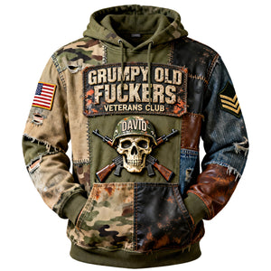 Military Skull Hoodie – Personalized Gifts For Veteran 05naqn230126