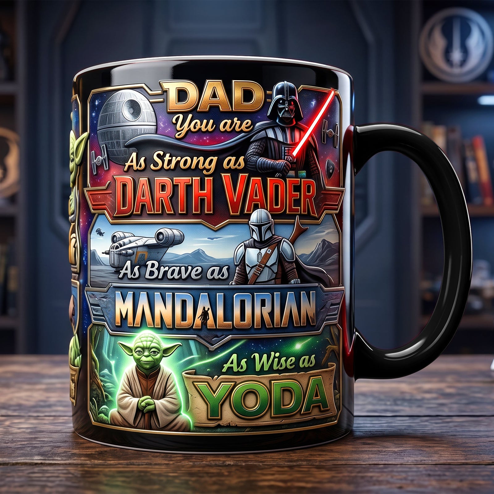 Cosmic Dad Magic Coffee Mug - Personalized Gifts For Dad 03paqn080526