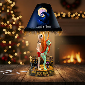 Playful Spooky Couple Acrylic Light Box - Personalized Gifts For Couples 01OHLU111125