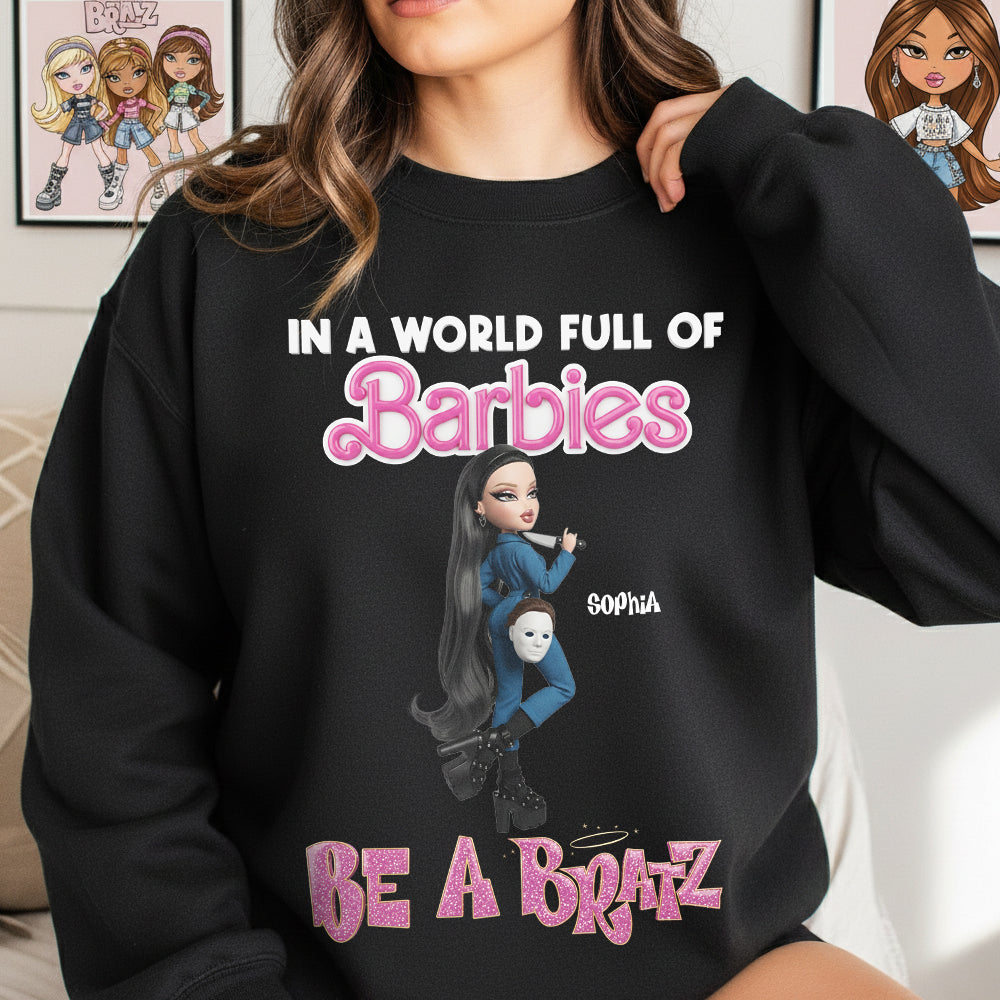 Slay Baddie Girl Shirt, Personalized Gifts For Horror Fans 02qhtn170925