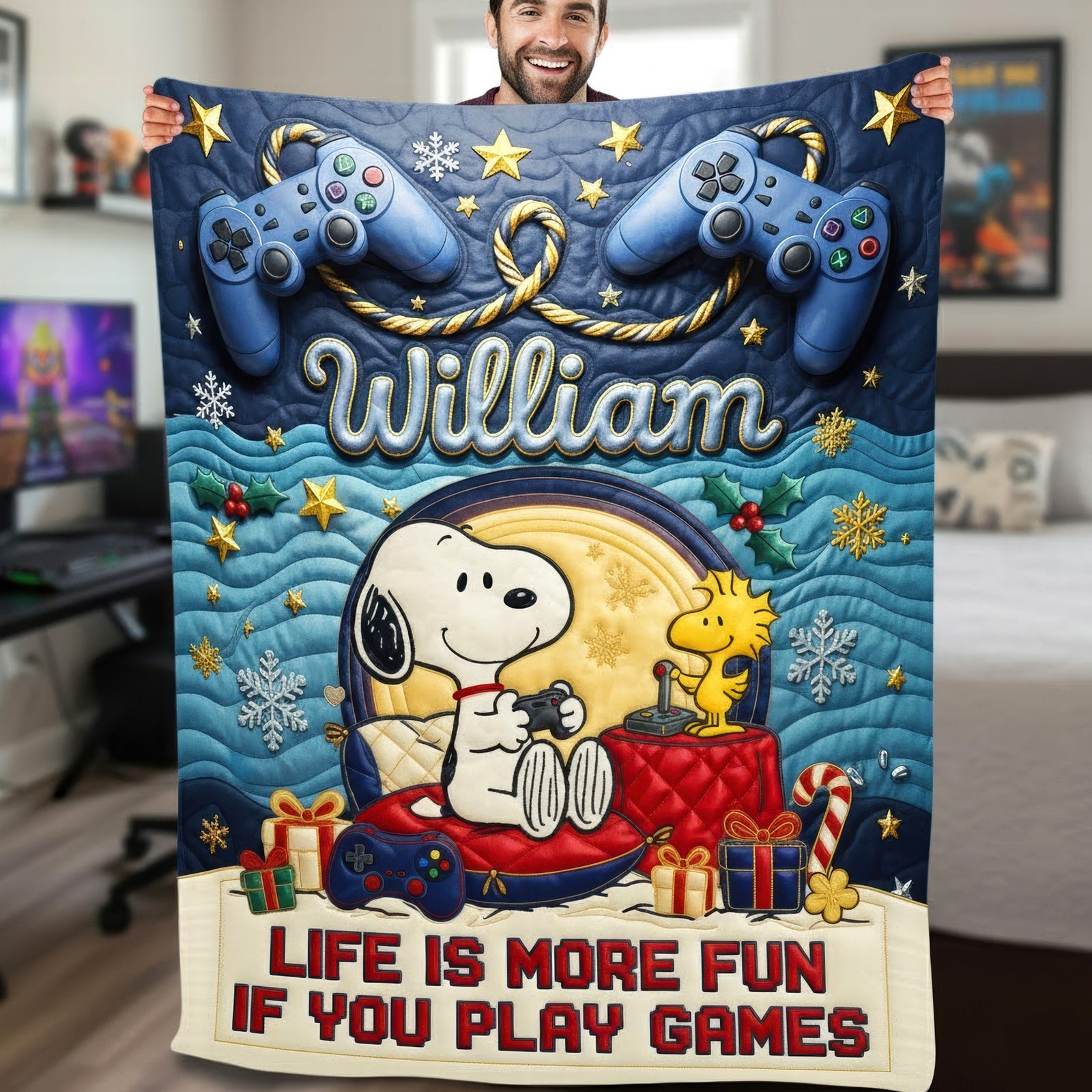 Video Game Blanket - Personalized Gifts For Gamer 06PAQN141125
