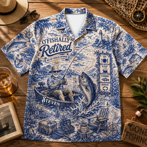 Retirement Fishing Hawaiian Shirt - Personalized Gifts For Fishing Lovers 05TYDH010726