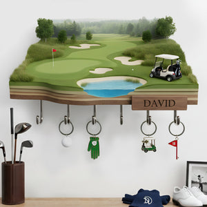 Golf Acrylic Key Hanger - Personalized Gifts For Golfers 01kilu201225
