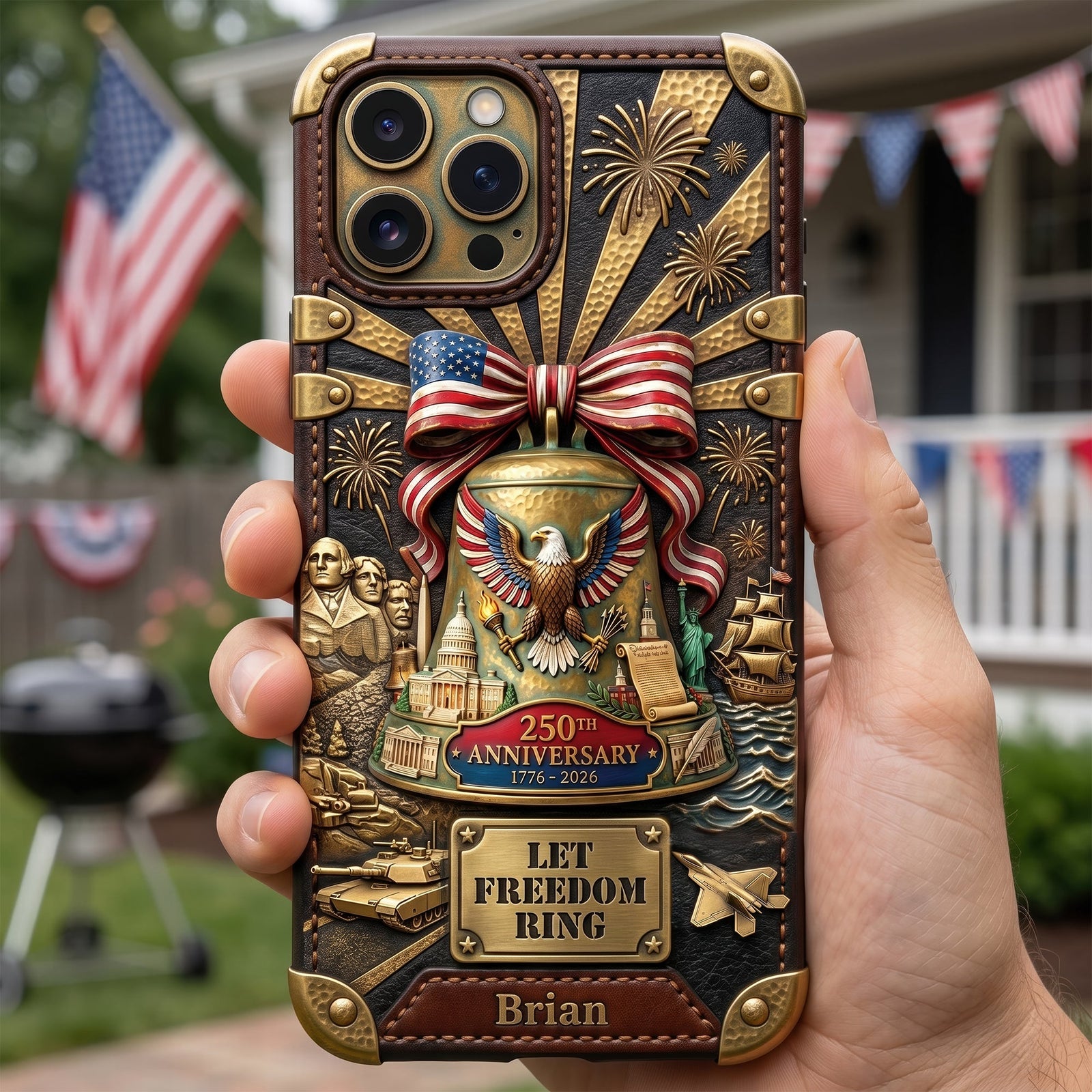 Celebrate 250th Anniversary Phonecase, Personalized Gifts For Patriots 06qhqn080526
