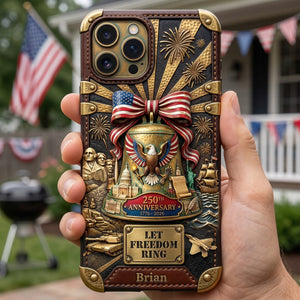 Celebrate 250th Anniversary Phonecase, Personalized Gifts For Patriots 06qhqn080526