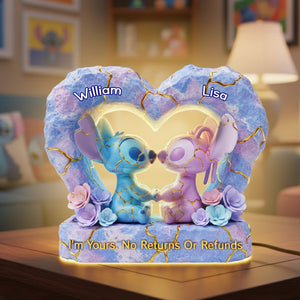Personalized Gifts For Couple Custom Shape Acrylic Light Box 04ohmg271125