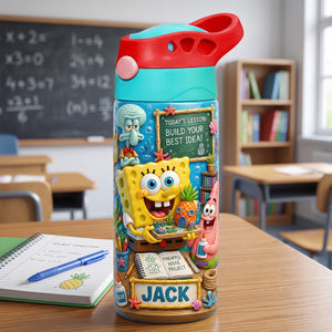 Cute Miniature Classroom Back To School 12oz Colorful Kid Tumbler - Personalized Gifts For Kids 04hatn310726