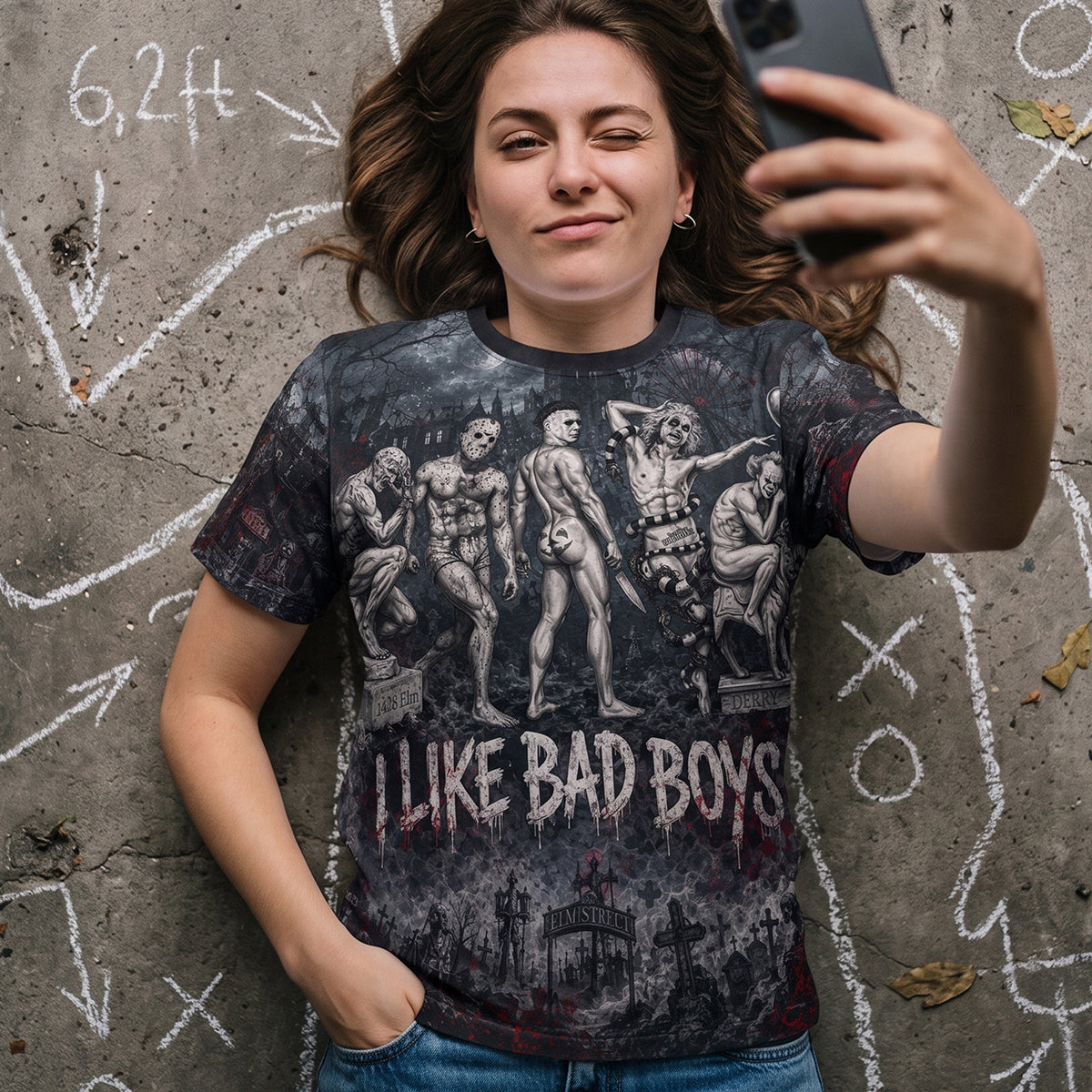 Spooky I Like Bad Boys Shirt - Personalized Gifts For Villain Lover Shirt 03NATA280726