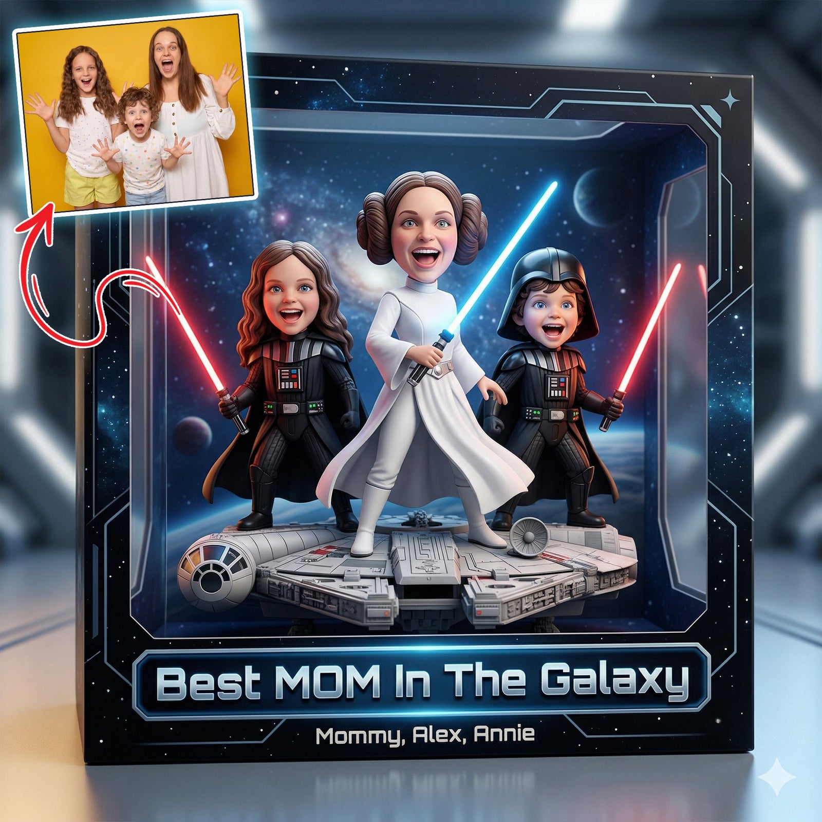 Custom Photo Fantastic Mom Troop Acrylic Plaque, Personalized Gifts For Moms 03qhlu260326