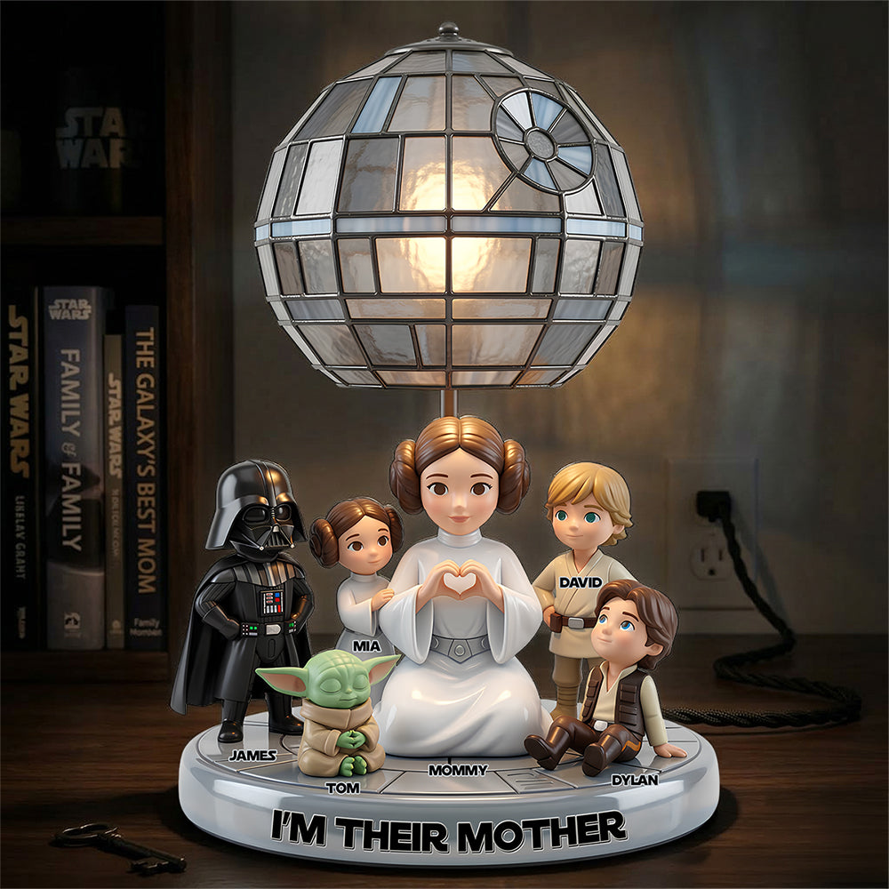 Super Mom & Tiny Fighter Light Box - Personalized Gifts For Mom 02NADT130326-Homacus