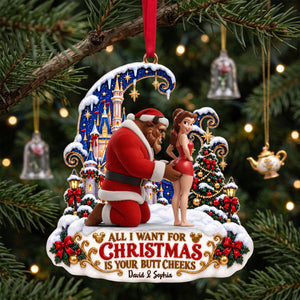 Naughty Fairy Tale Couple Christmas Ornament - Personalized Gifts For Couple 01ohlu220926