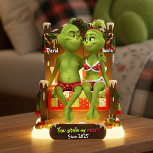 Stole My Heart Acrylic Light Box - Personalized Gifts For Couple 04tolu011125