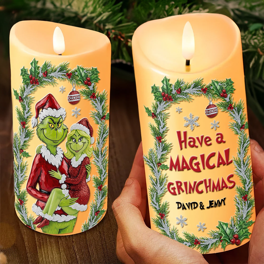 Personalized Christmas Gifts For Couple LED Candle 02pgtn210825