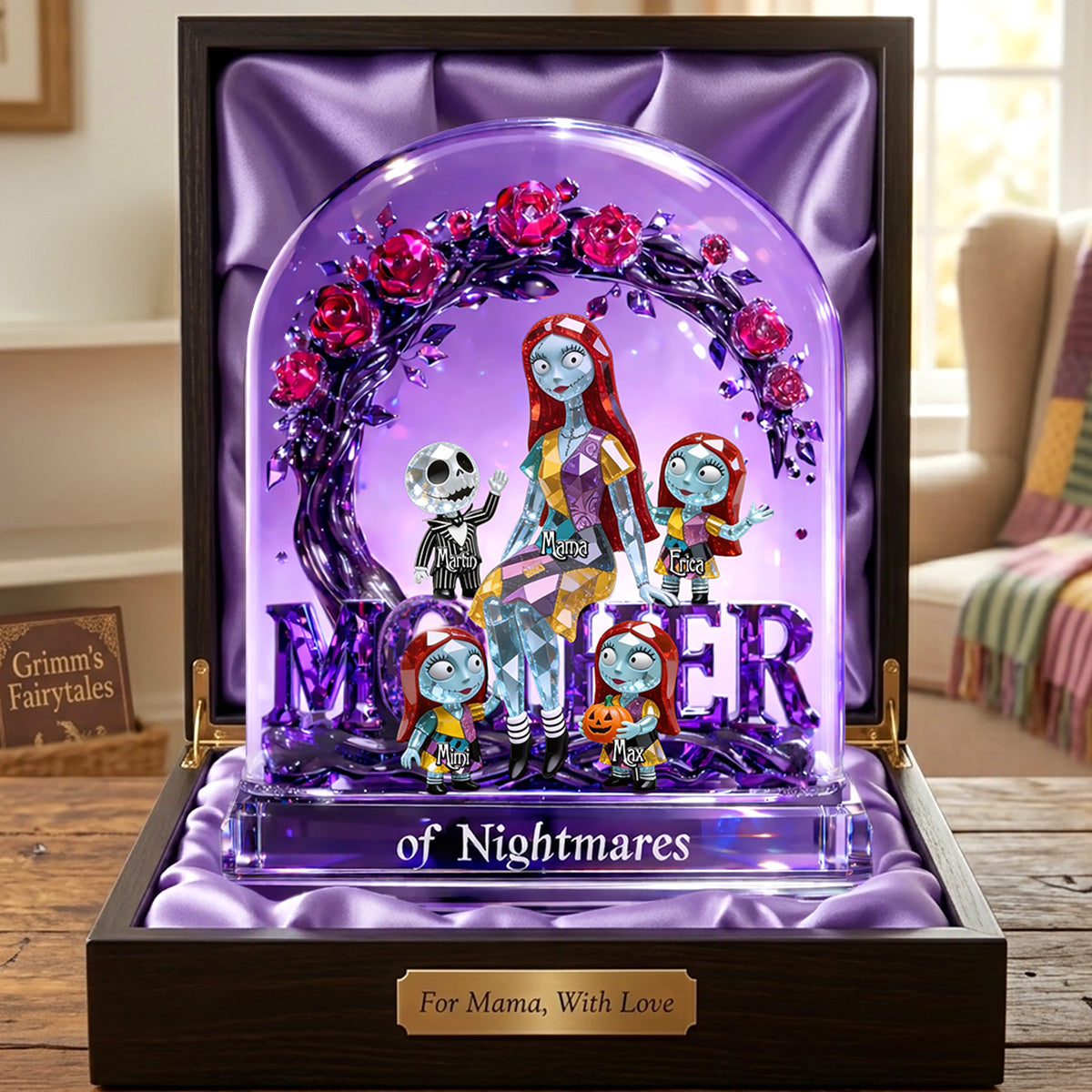 Horror Mom With Little Nightmares Plaque Personalized Mother's Day Gifts 03tomg050326-Homacus