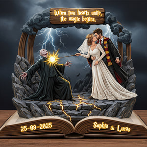 Custom Photo Gifts For Newlywed Couple Wood Sign 02hytn200825