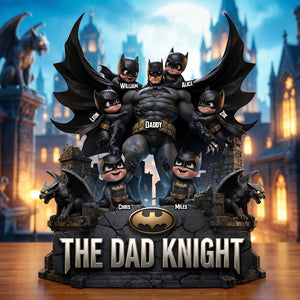 Shadow Dad and Kids Acrylic Plaque - Personalized Gifts For Dad 03tydh190526
