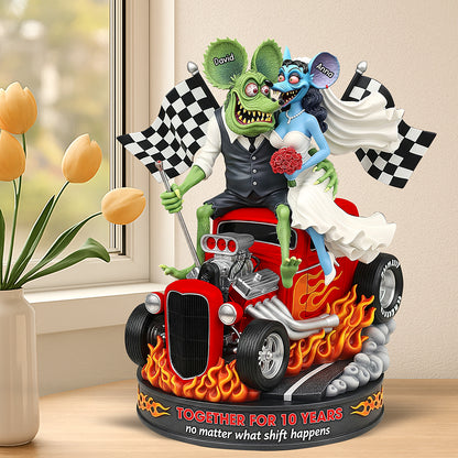 Anniversary On Hot Car Plaque - Personalized Gifts For Couple 05qhqn280625