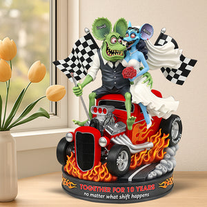 Anniversary On Hot Car Plaque - Personalized Gifts For Couple 05qhqn280625